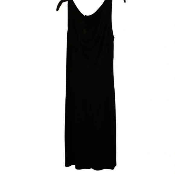 Lauren Ralph Lauren Black Sleeveless VNeck Maxi Dress Size Medium - Picture 4 of 6